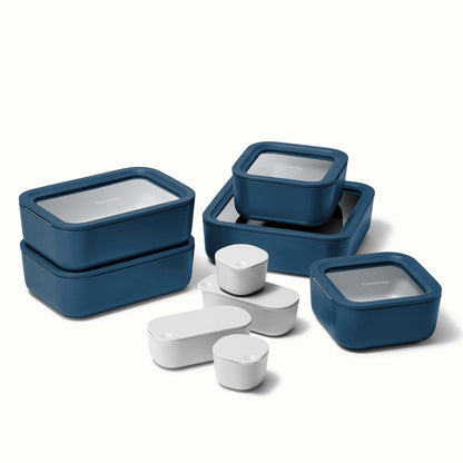 14PC GLASS FOOD STORAGE SET