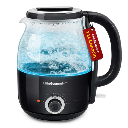 1.2L ELECTRIC BPA-FREE GLASS KETTLE