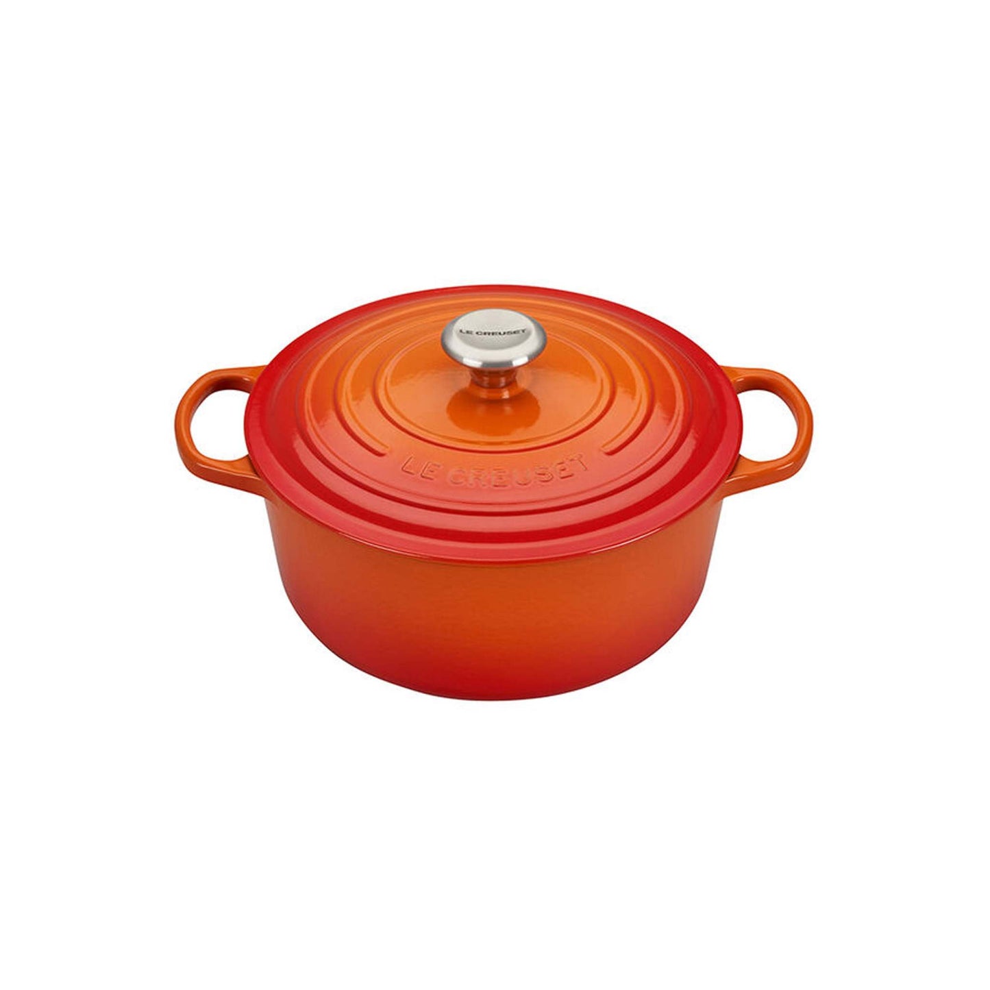 5PC SIGNATURE CAST IRON COOKWARE SET FLAME