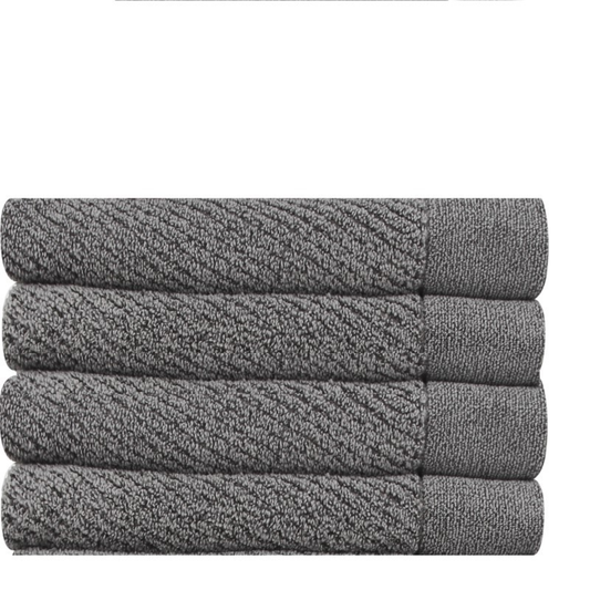 TAILORED 4PCS SET HAND TOWEL - (GREY)
