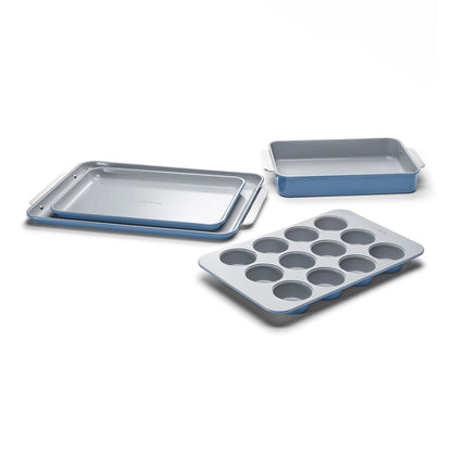 5PC NON-TOXIC NONSTICK CERAMIC BAKEWARE SET SLATE