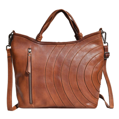 JOPLIN TOTE/CROSSBODY BAG COGNAC