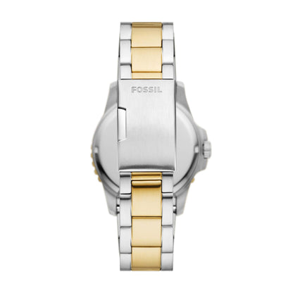 MEN'S FOSSIL DIVE TWO-TONE STAINLESS STEEL WATCH