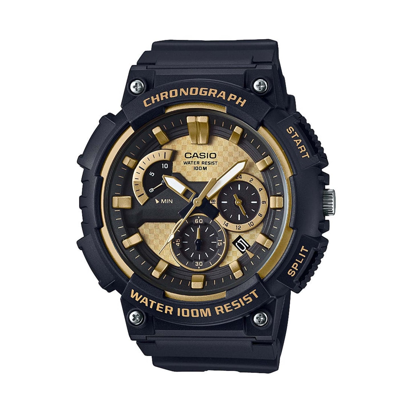 MENS CLASSIC CHRONOGRAPH ANALOG RESIN WATCH