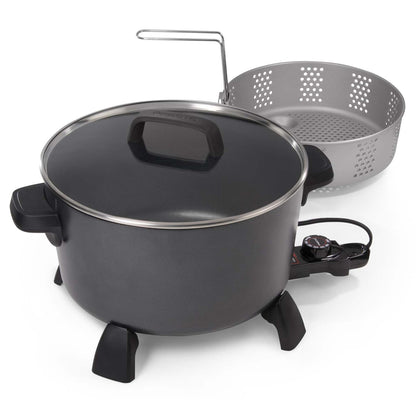 10QT KITCHEN KETTLE XL MULTI-COOKER/STEAMER