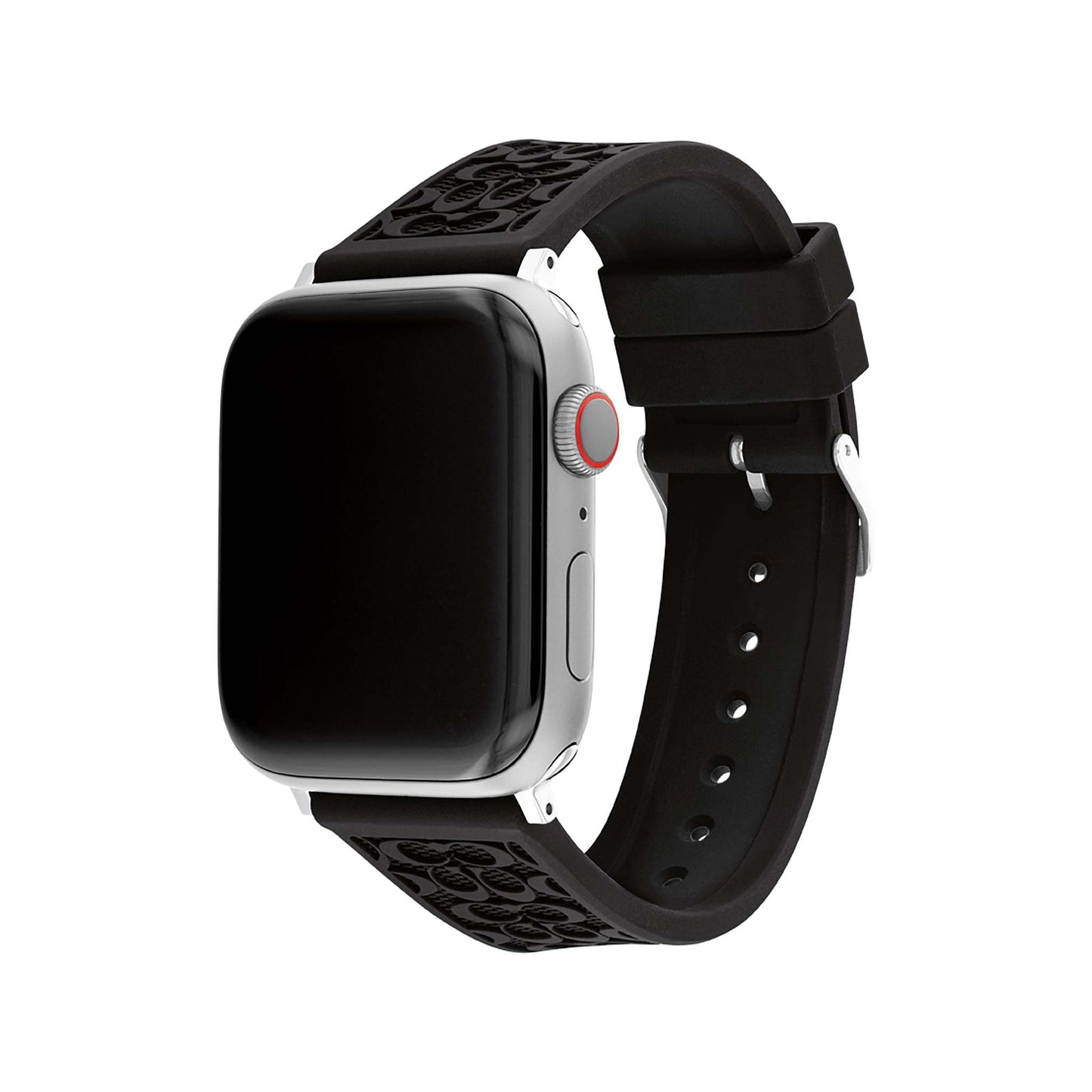 RUBBER APPLE WATCH STRAP W/ C LOGOS 42MM & 44MM