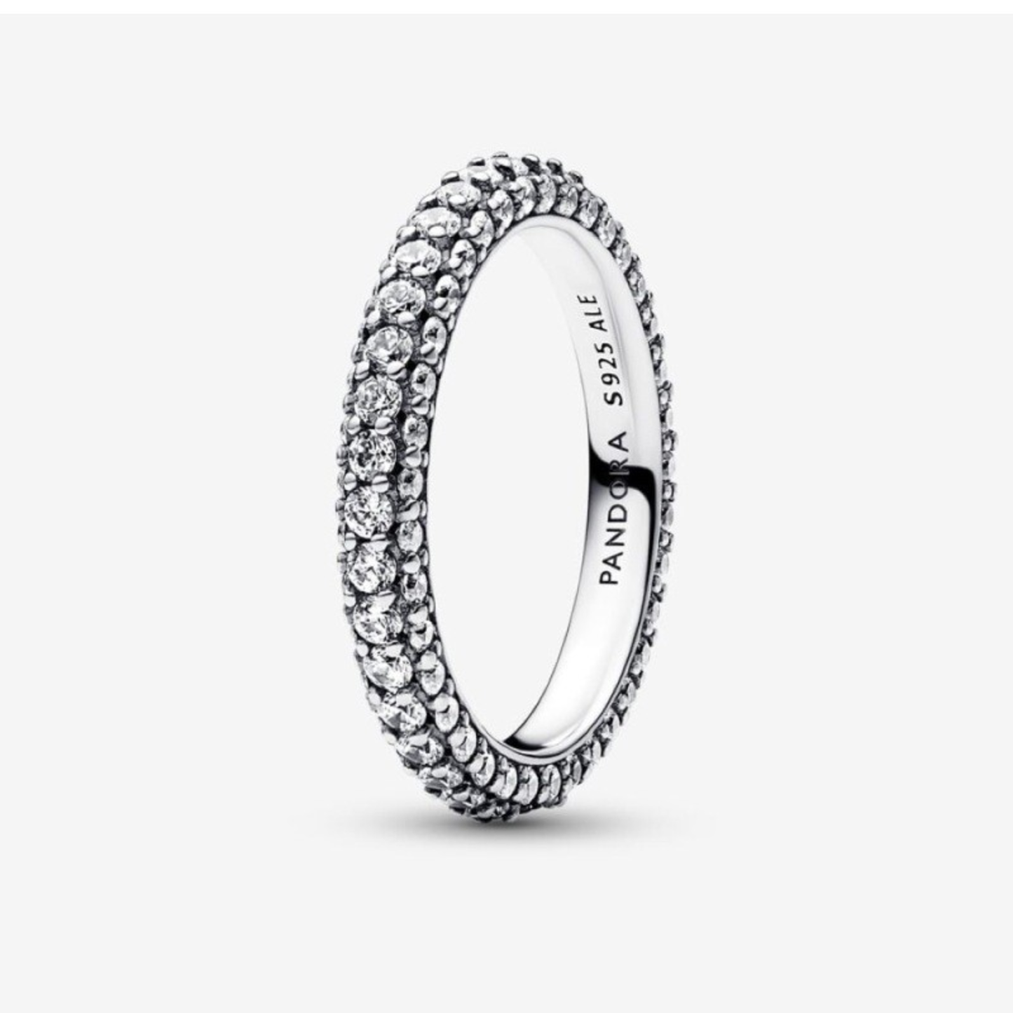 TIMELESS PAVE SINGLE-ROW RING SIZE 6