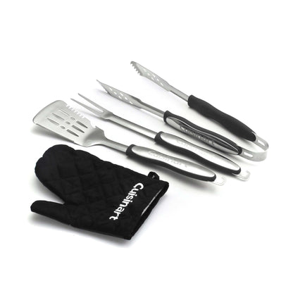 3PC GRILLING TOOL SET W/ GRILL GLOVE