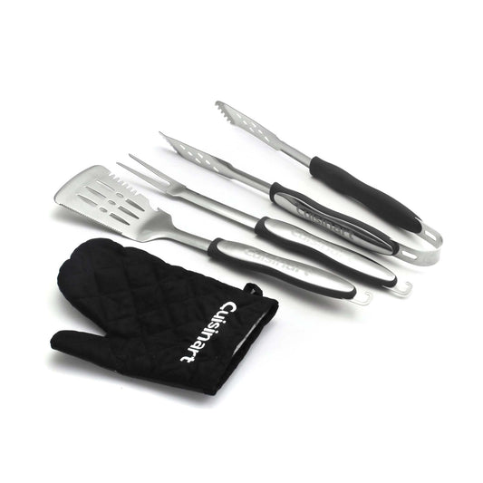 3PC GRILLING TOOL SET W/ GRILL GLOVE