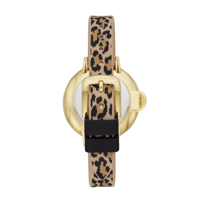 LADIES PARK ROW LEOPARD PRINT WATCH