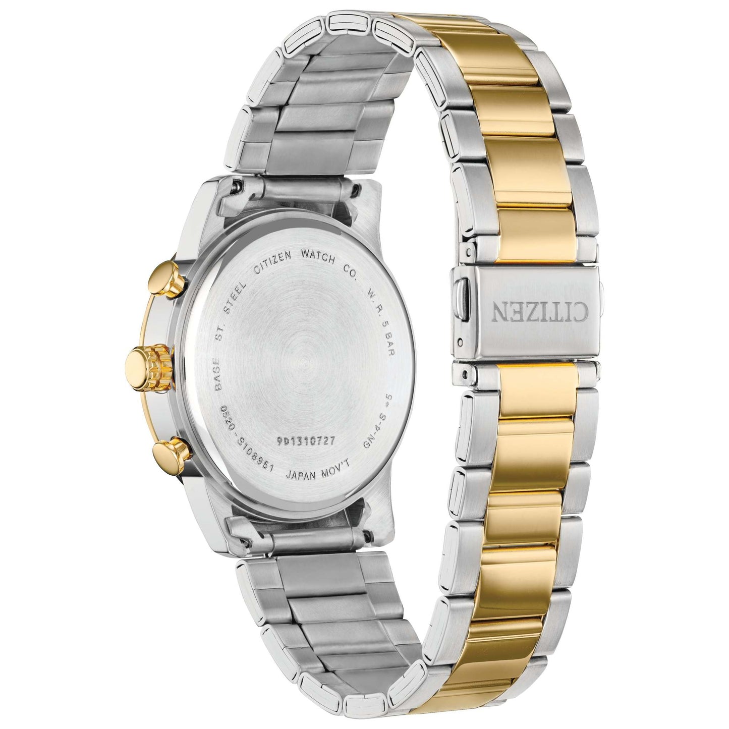 MENS DRESS TWO-TONE STAINLESS STEEL QUARTZ WATCH