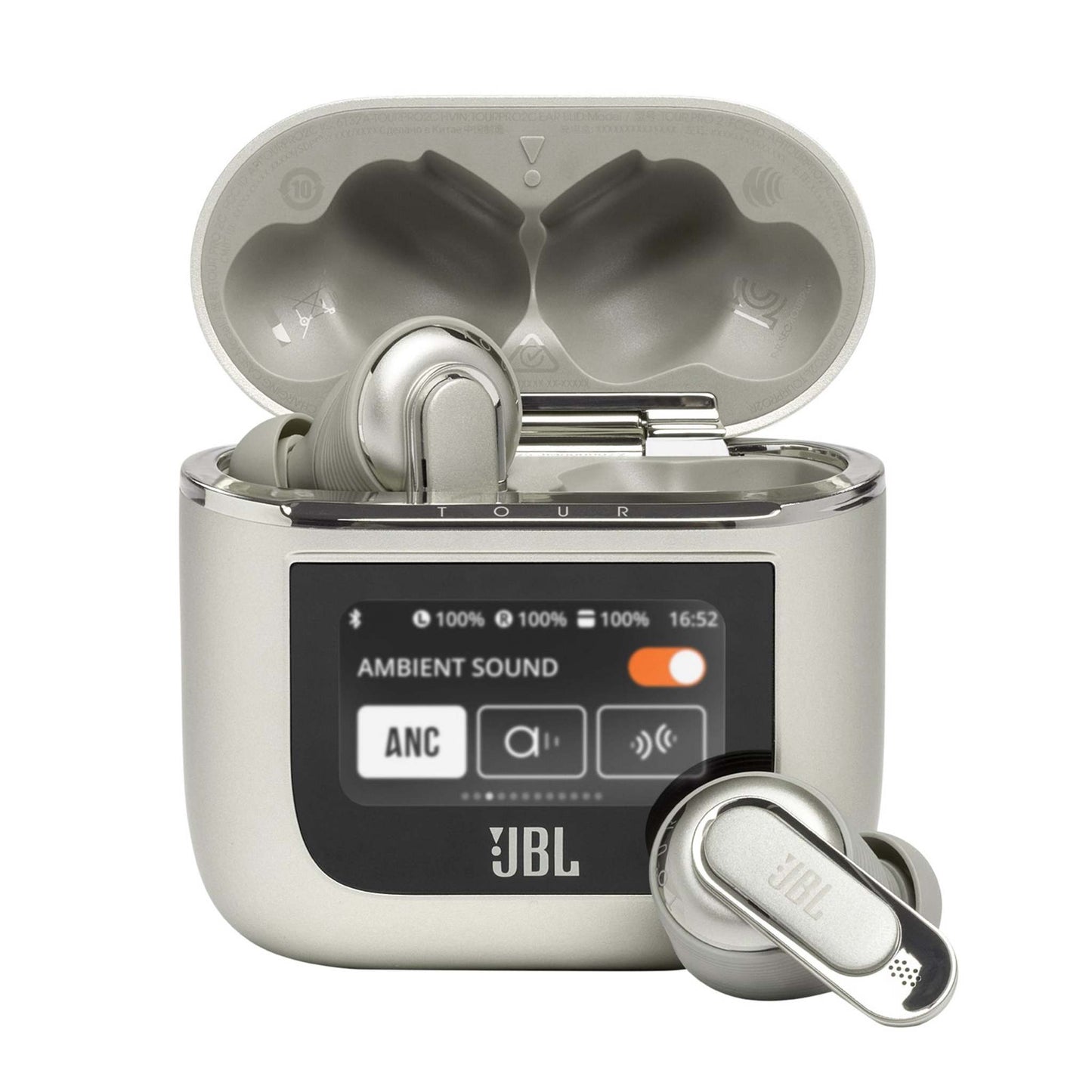 TOUR PRO 2 TRUE WIRELESS ADAPTIVE NOISE CANCELLING EARBUDS CHAMPAGNE
