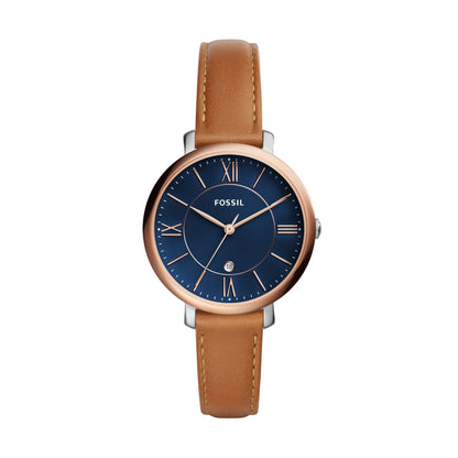 LADIES JACQUELINE LEATHER STAP WATCH