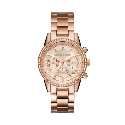 LADIES RITZ PAVE SS WATCH