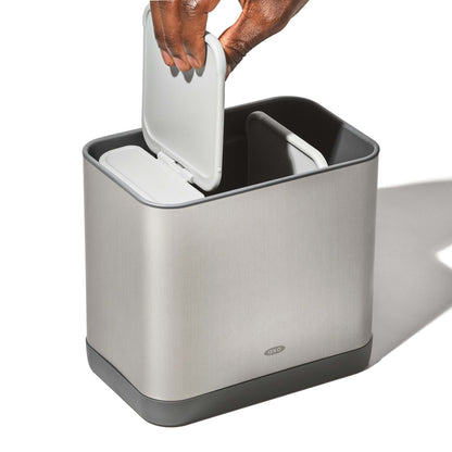 GOOD GRIPS ADJUSTABLE LARGE STAINLESS STEEL UTENSIL HOLDER
