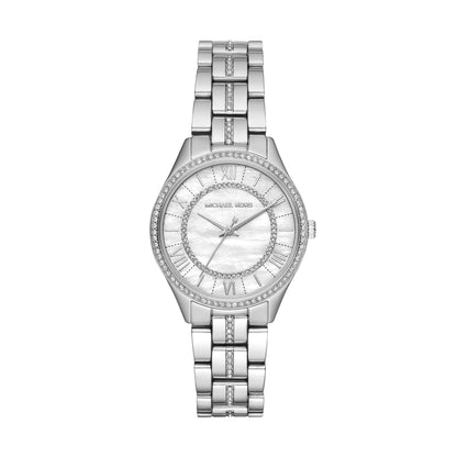 LADIES MINI LAURYN PAVE WATCH MOTHER-OF-PEARL DIAL