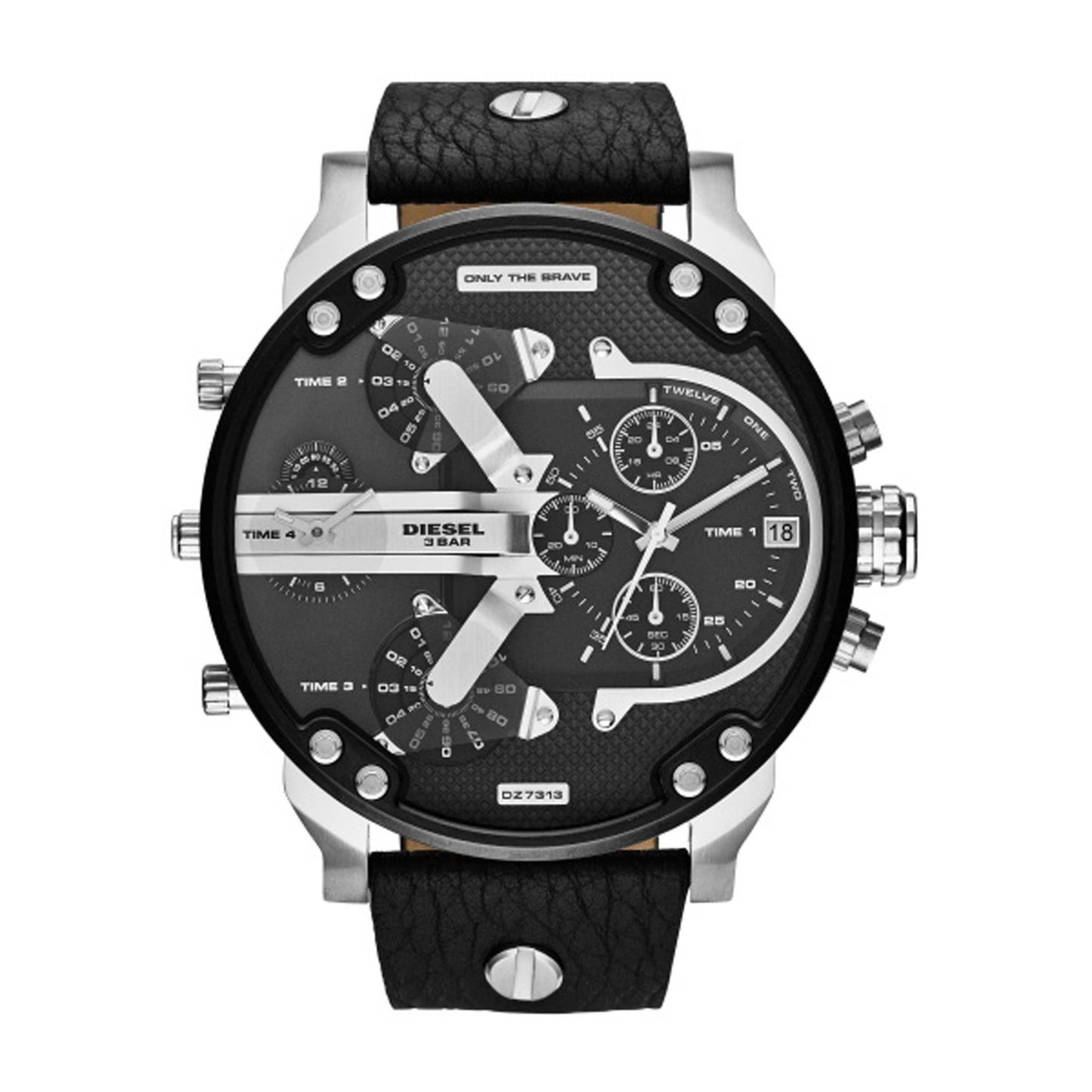 MENS MR. DADDY 2 LEATHER STRAP WATCH