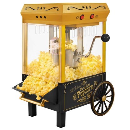 VINTAGE STYLE TABLE TOP KETTLE POPCORN MACHINE