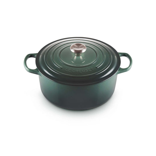7.25QT SIGNATURE CAST IRON ROUND DUTCH OVEN ARTICHAUT