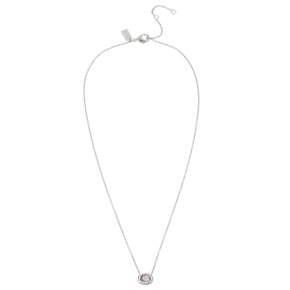 SIGNATURE LOGO PENDANT NECKLACE
