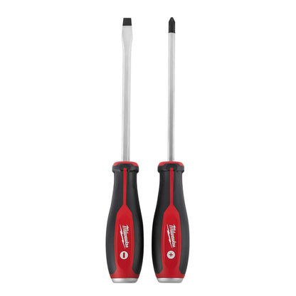 2PC DEMOLITION SCREWDRIVER WITH STEEL CAPS