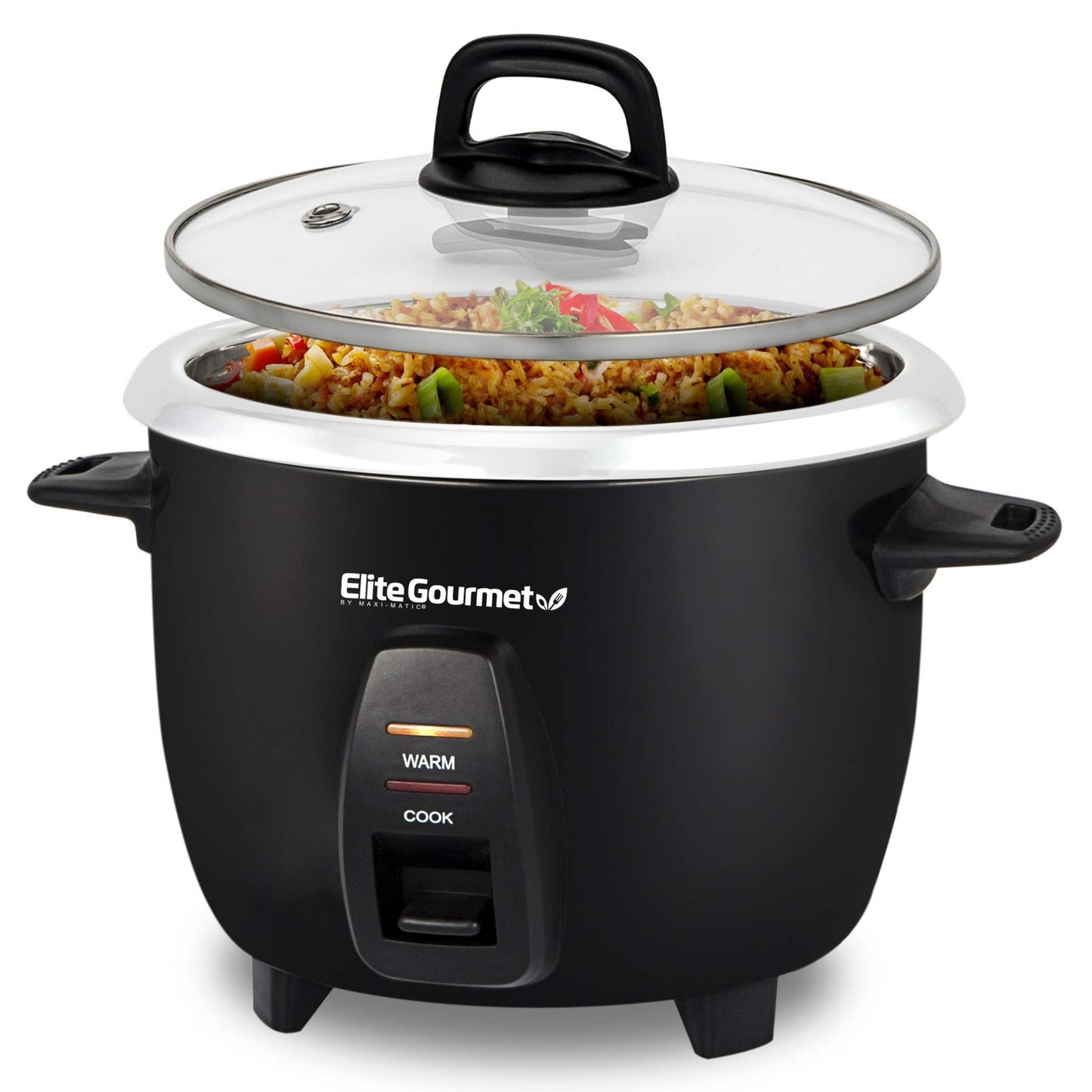 10 CUP RICE COOKER W/ STAINLESS STEEL COOKING POT