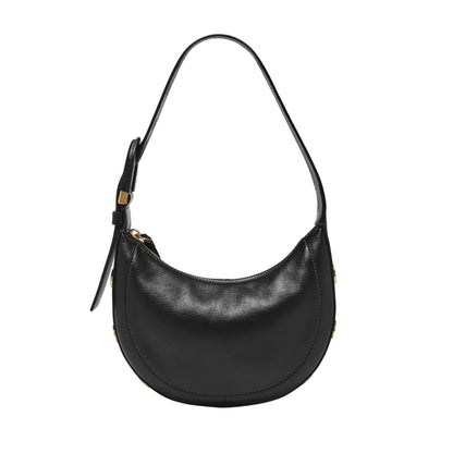 HARWELL SMALL LEATHER HOBO CRESCENT BAG