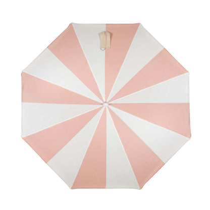 SUMMERLAND PORTABLE BEACH UMBRELLA SALT STRIPE