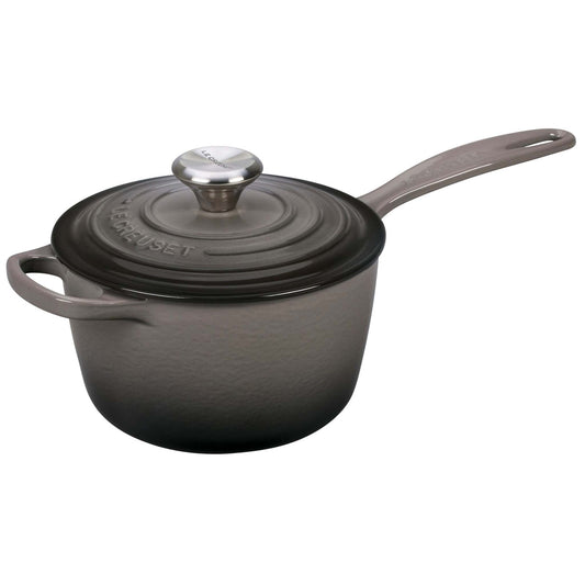 1.75QT SIGNATURE CAST IRON SAUCEPAN OYSTER