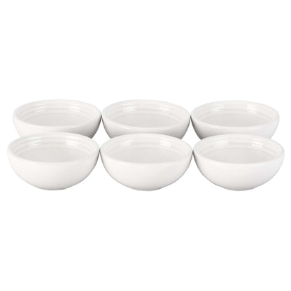 6PC VANCOUVER PINCH BOWL SET WHITE