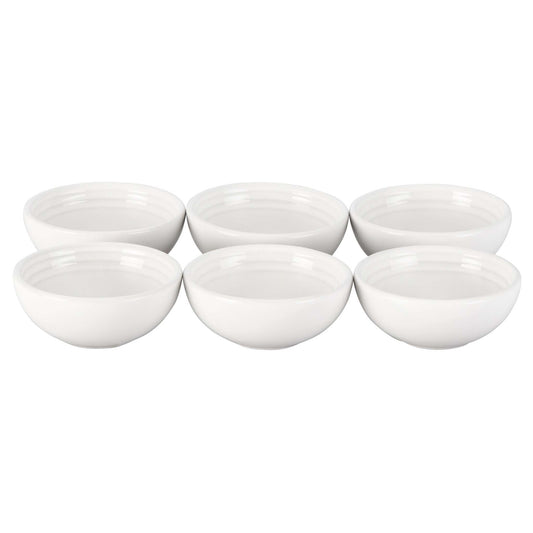 6PC VANCOUVER PINCH BOWL SET WHITE