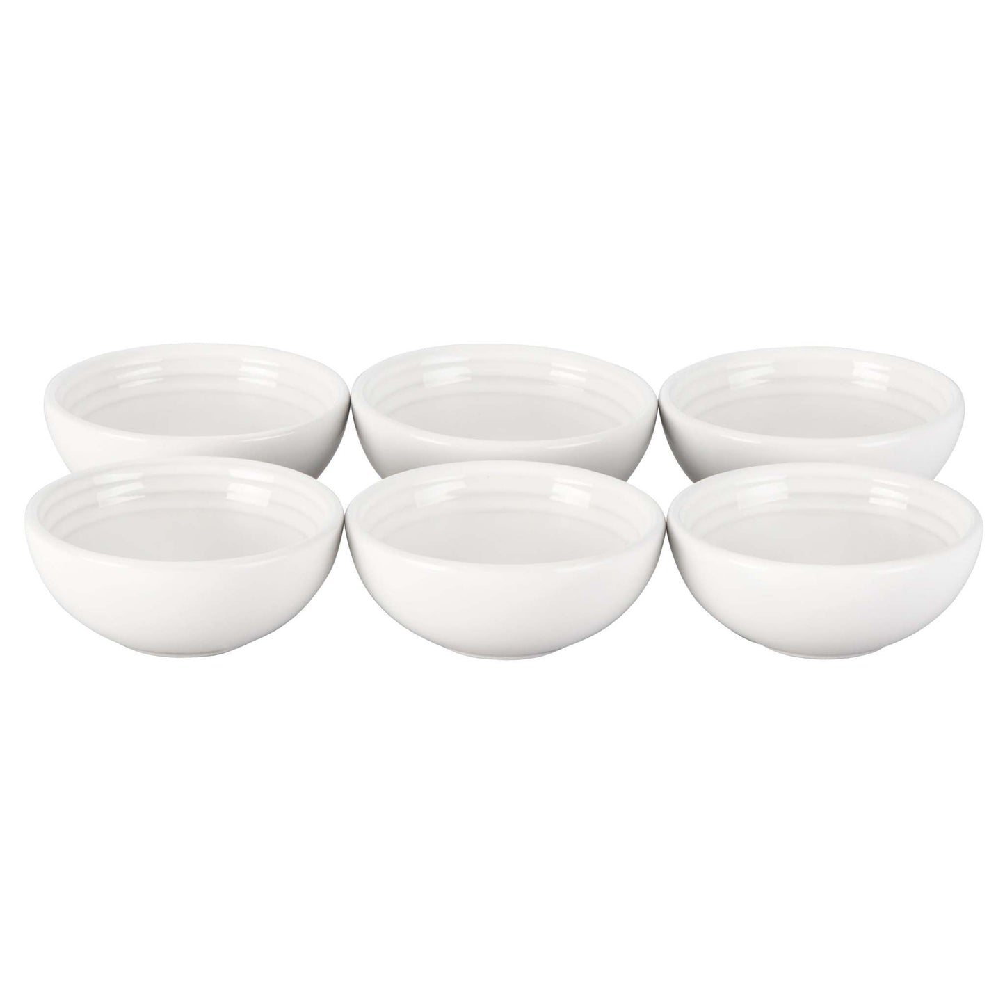 6PC VANCOUVER PINCH BOWL SET WHITE