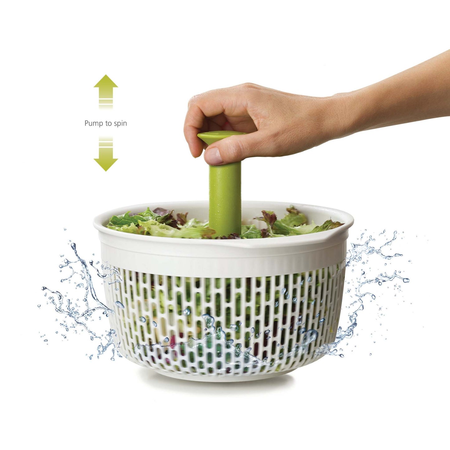 SPINDOLA IN-SINK SALAD SPINNING COLANDER