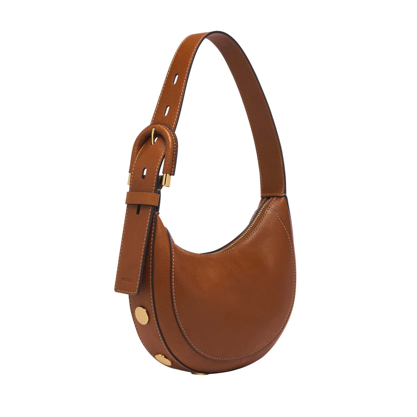 HARWELL SMALL LEATHER HOBO CRESCENT BAG