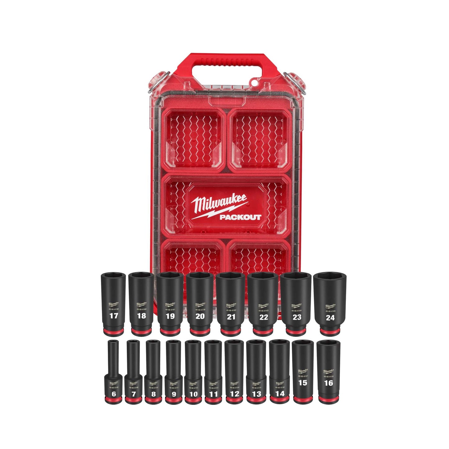 SHOCKWAVE IMPACT DUTY SOCKET 3/8" DRIVE 19PC MM PACKOUT SET