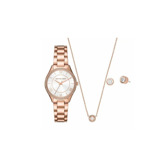 LAURYN ROSE GOLD STAINLESS STEEL SET