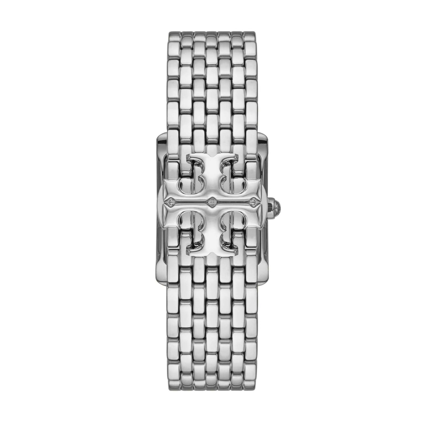 LADIES' ELEANOR SILVER-TONE STAINLESS STEEL WATCH, CREAM DIAL