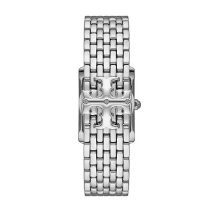 LADIES' ELEANOR SILVER-TONE STAINLESS STEEL WATCH, CREAM DIAL
