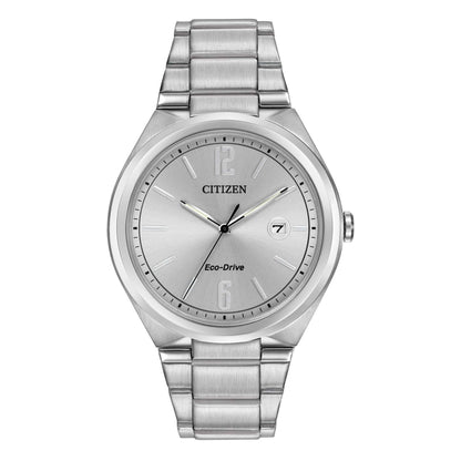 MENS CORPORATE EXCLUSIVE ECO-DRIVE STAINLESS STEEL WATCH