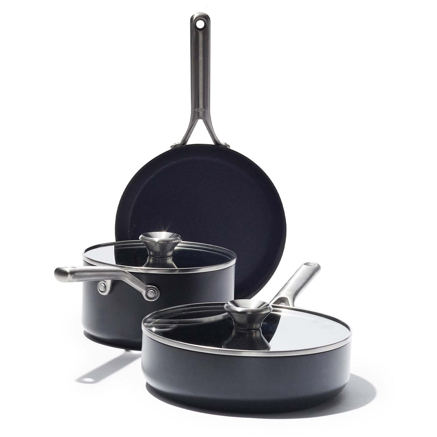 CERAMIC PROFESSIONAL NONSTICK 5PC COOKWARE SET