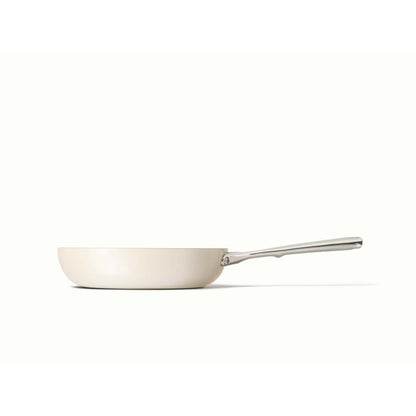 10.5" NONSTICK CERAMIC FRY PAN CREAM