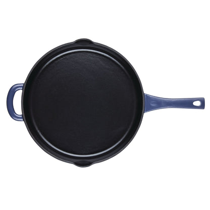 12" ENAMEL CAST IRON FRY PAN ANCHOR