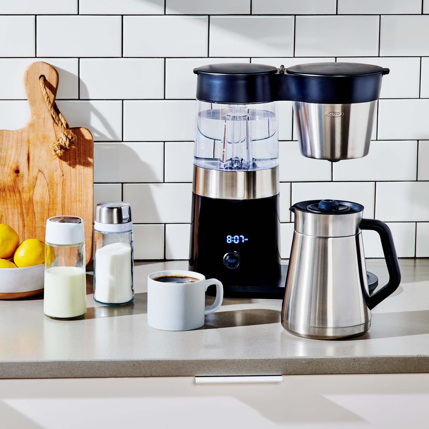ON 9-CUP COFFEE MAKER